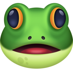 How emoji frog displayed on Facebook