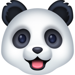 How emoji panda displayed on Facebook