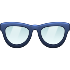 How emoji glasses displayed on Facebook