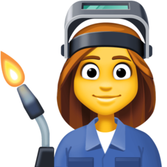 How emoji woman factory worker displayed on Facebook