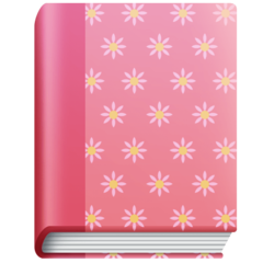 How emoji notebook with decorative cover displayed on Facebook