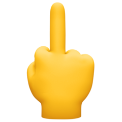 How emoji middle finger displayed on Facebook