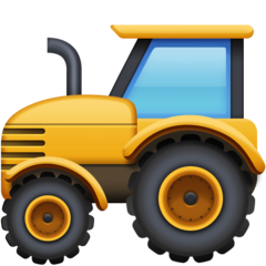 How emoji tractor displayed on Facebook