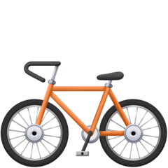 How emoji bicycle displayed on Facebook