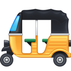 How emoji auto rickshaw displayed on Facebook