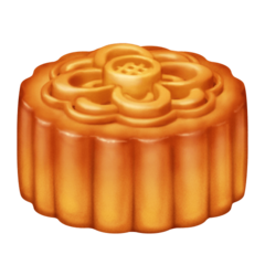 How emoji moon cake displayed on Facebook