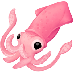 How emoji squid displayed on Facebook