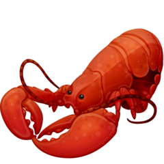 How emoji lobster displayed on Facebook