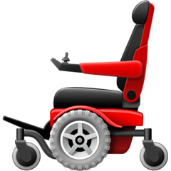 How emoji motorized wheelchair displayed on Facebook