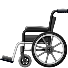 How emoji manual wheelchair displayed on Facebook