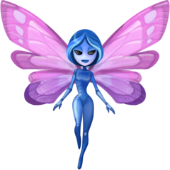 How emoji woman fairy displayed on Facebook