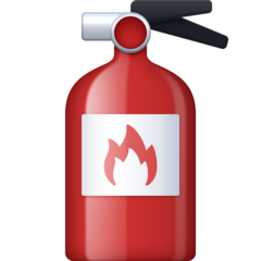 How emoji fire extinguisher displayed on Facebook