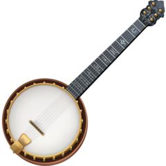 How emoji banjo displayed on Facebook