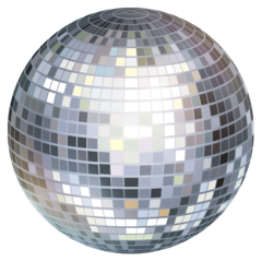 How emoji mirror ball displayed on Facebook