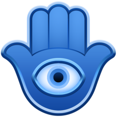 How emoji hamsa displayed on Facebook