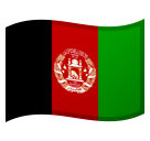 How emoji flag: Afghanistan displayed on Google