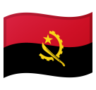 How emoji flag: Angola displayed on Google