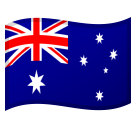 How emoji flag: Australia displayed on Google