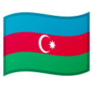 How emoji flag: Azerbaijan displayed on Google