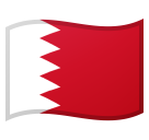 How emoji flag: Bahrain displayed on Google