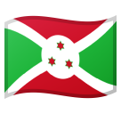 How emoji flag: Burundi displayed on Google