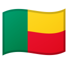 How emoji flag: Benin displayed on Google