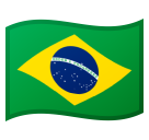 How emoji flag: Brazil displayed on Google