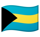 How emoji flag: Bahamas displayed on Google