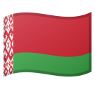 How emoji flag: Belarus displayed on Google