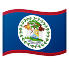 How emoji flag: Belize displayed on Google