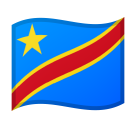 How emoji flag: Congo - Kinshasa displayed on Google