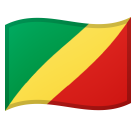 How emoji flag: Congo - Brazzaville displayed on Google