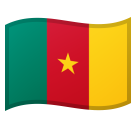 How emoji flag: Cameroon displayed on Google