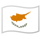 How emoji flag: Cyprus displayed on Google