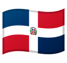 How emoji flag: Dominican Republic displayed on Google