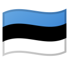 How emoji flag: Estonia displayed on Google