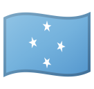 How emoji flag: Micronesia displayed on Google