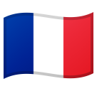 How emoji flag: France displayed on Google