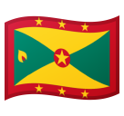 How emoji flag: Grenada displayed on Google