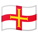 How emoji flag: Guernsey displayed on Google