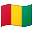 How emoji flag: Guinea displayed on Google