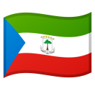 How emoji flag: Equatorial Guinea displayed on Google