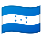 How emoji flag: Honduras displayed on Google