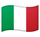 How emoji flag: Italy displayed on Google