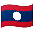 How emoji flag: Laos displayed on Google