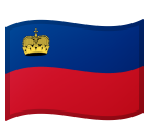 How emoji flag: Liechtenstein displayed on Google