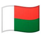 How emoji flag: Madagascar displayed on Google