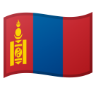 How emoji flag: Mongolia displayed on Google