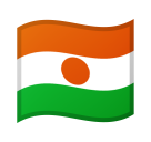 How emoji flag: Niger displayed on Google