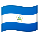 How emoji flag: Nicaragua displayed on Google